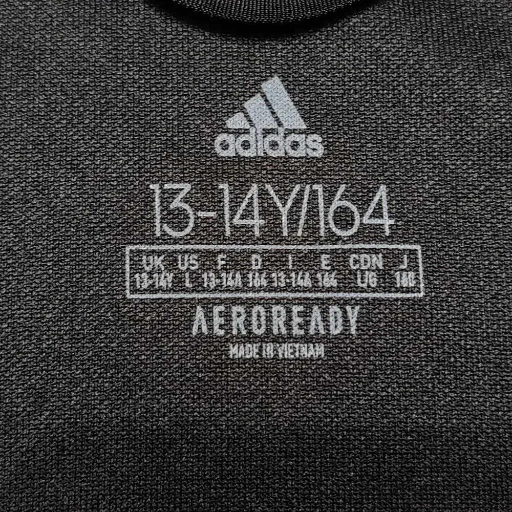 Adidas Aeroready Full Zip Track Jacket Youth XL 13-14 Black Coerver Soccer